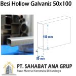 Besi Hollow Galvanis 50x100