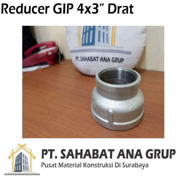 Reducer Gip 4x3 Inch Drat