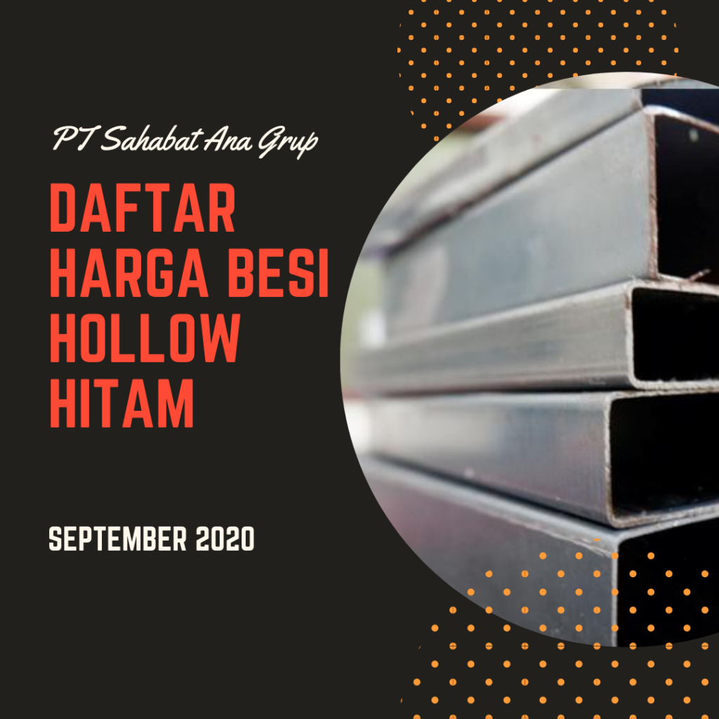 Daftar Harga Besi Hollow Hitam September 2020